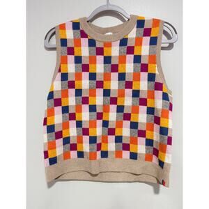 KULE The Alvise Multi Sweater Vest size M
